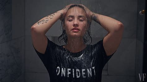 demi lovato nue|Demi Lovato Poses Fully Nude, Makeup